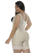 High Back Compression Shapewear - (Front hook-and-eye closure) - Sexyskinz Shapewear Fajas