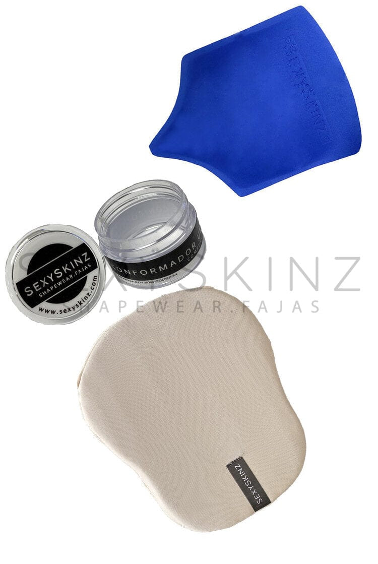 Post Surgery Supplies ABs Board - Lumbar Molder Board - Belly Button Plug - Sexyskinz Shapewear Fajas