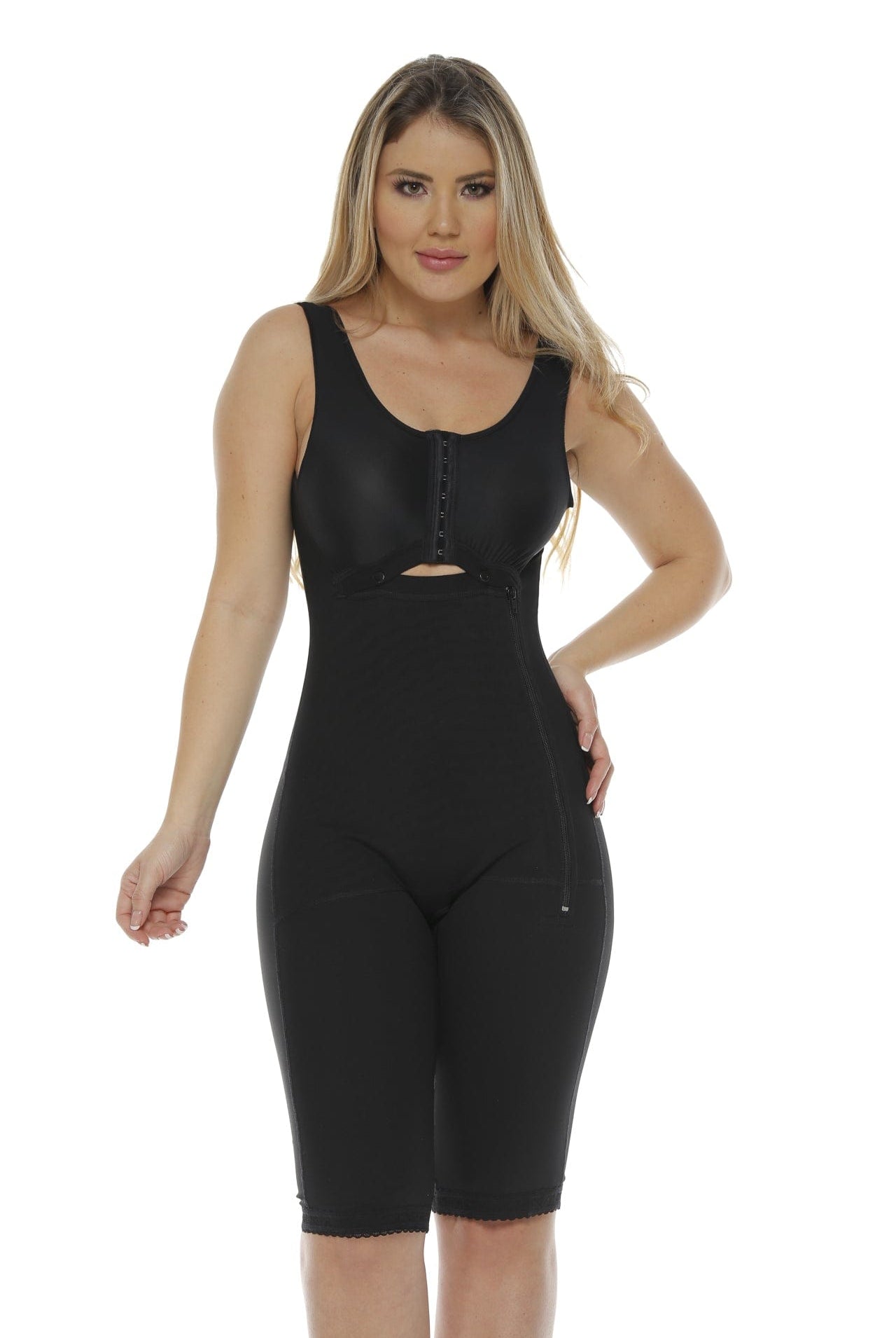 Sculpting Body Shaper with Built-In Back Support Bra- Medicated Shapewear - Sexyskinz Shapewear Fajas