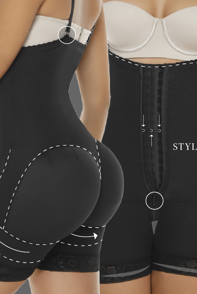 Slimming Strapless Butt Lifter Shaper - Sexyskinz Shapewear Fajas