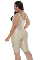 Waist-to-Knee Open Bust Firm Post-Surgical Butt Lifter Body Shaper - Sexyskinz Shapewear Fajas
