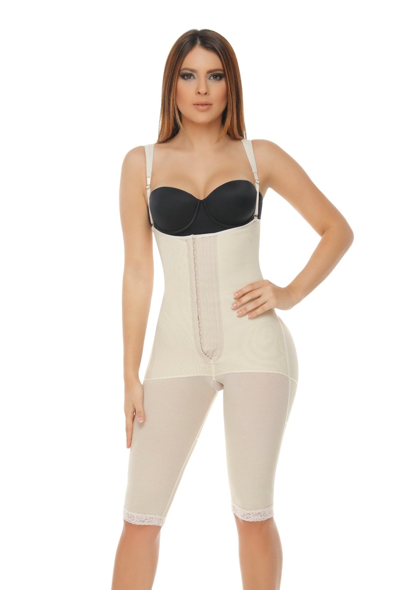 Full Body Thigh Length Bodysuit - Sexyskinz Shapewear Fajas