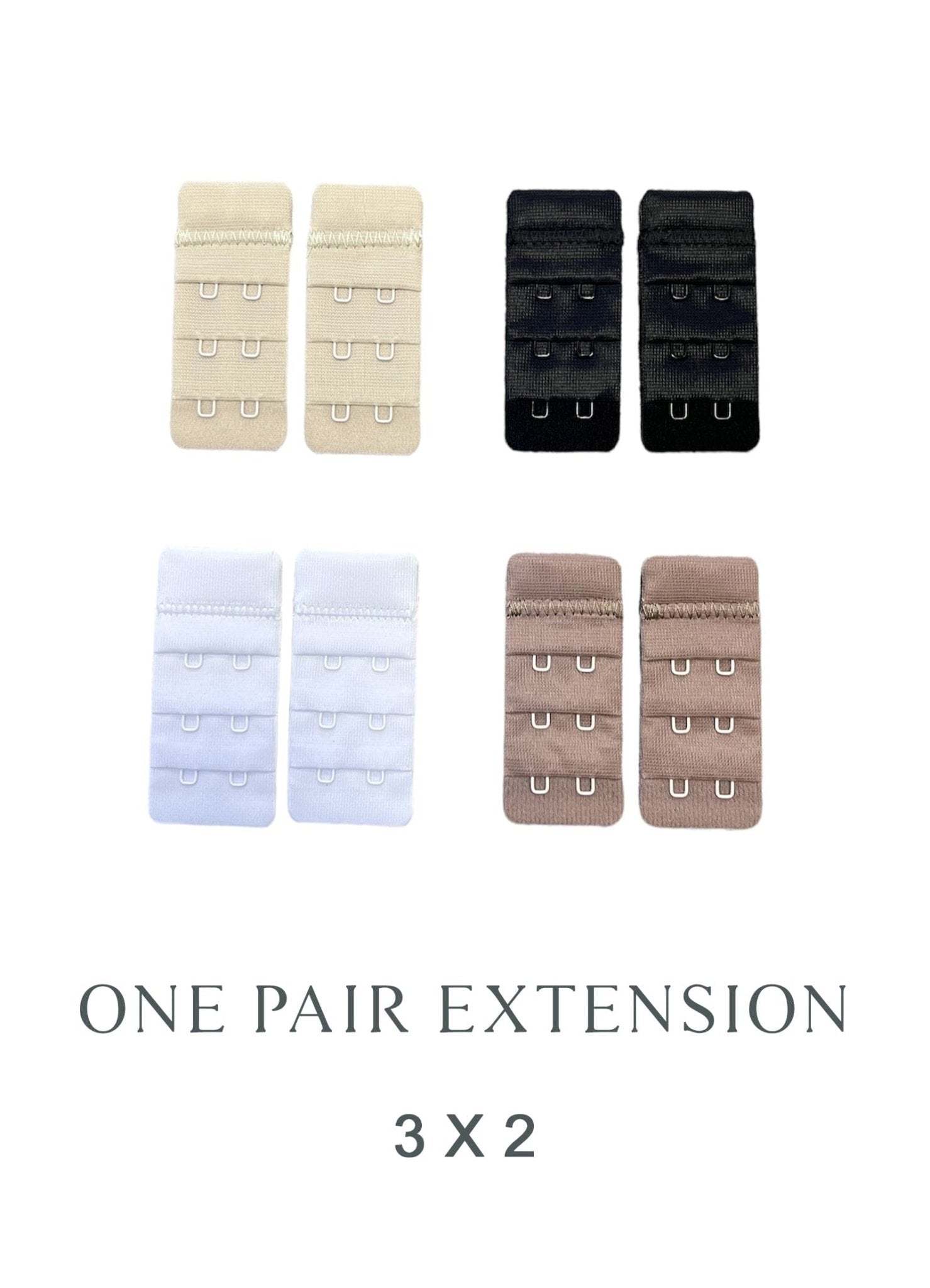 Hook Extensions / 3 Different Sizes - Sexyskinz Shapewear Fajas